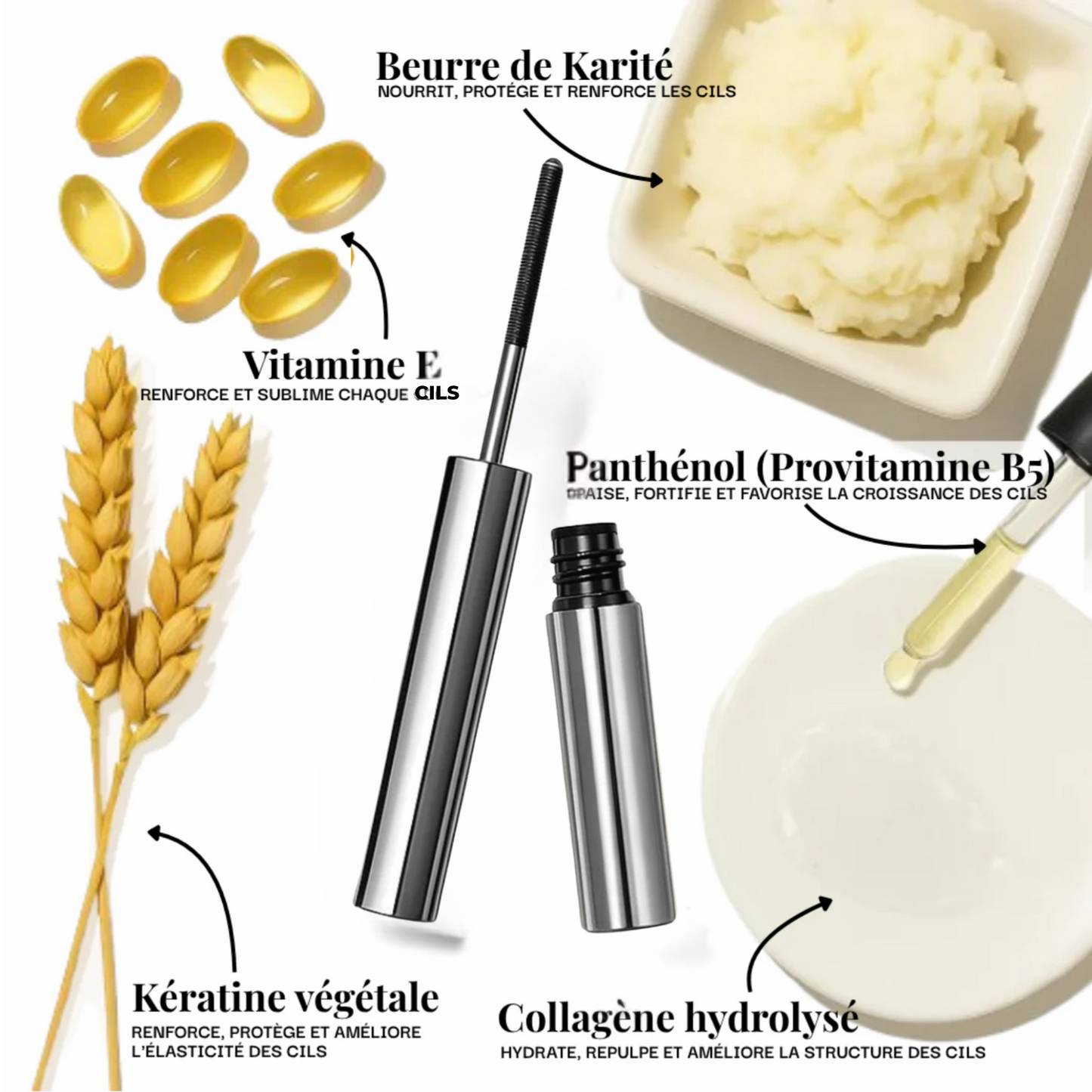 glowine - Mascara Doux et Allongeant